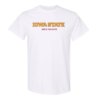 Iowa State - NCAA Women's Swimming & Diving : Sofia Salvato - Classic Fashion Shersey T-Shirt-1