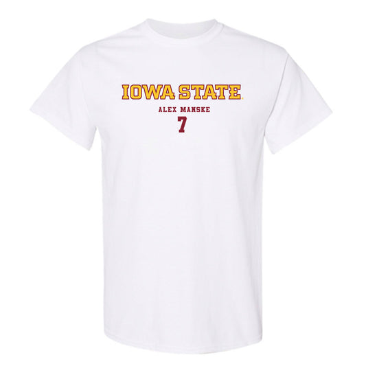 Iowa State - NCAA Football : Alex Manske - Classic Fashion Shersey T-Shirt-0