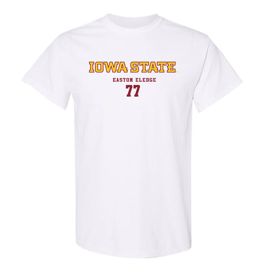 Iowa State - NCAA Football : Easton Eledge - Classic Fashion Shersey T-Shirt-0