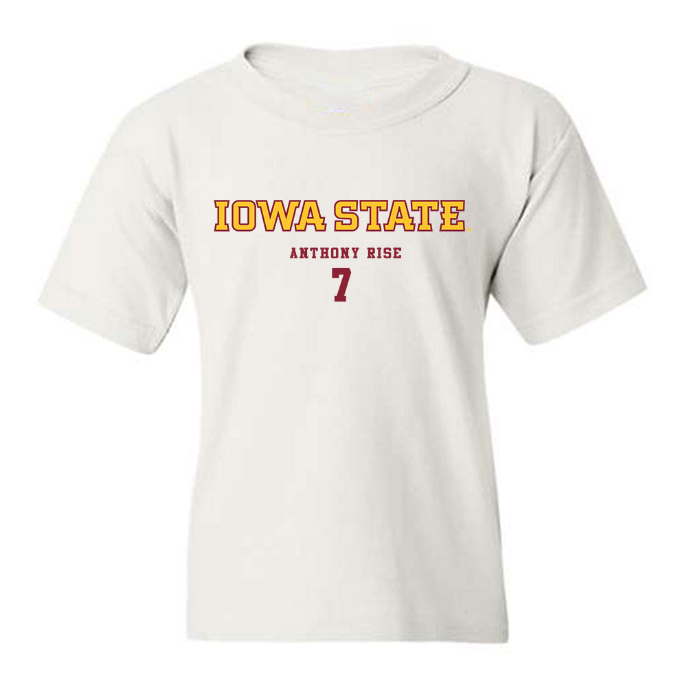 Iowa State - NCAA Men's Basketball : Anthony Rise - Classic Fashion Shersey Youth T-Shirt-0
