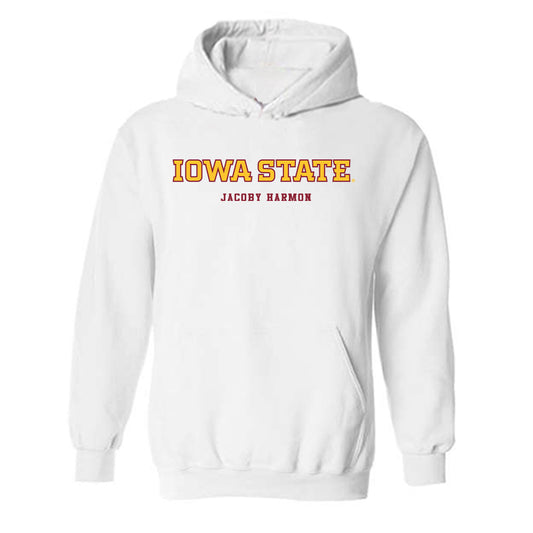 Iowa State - NCAA Men's Track & Field : Jacoby Harmon - Classic Fashion Shersey Hooded Sweatshirt-0