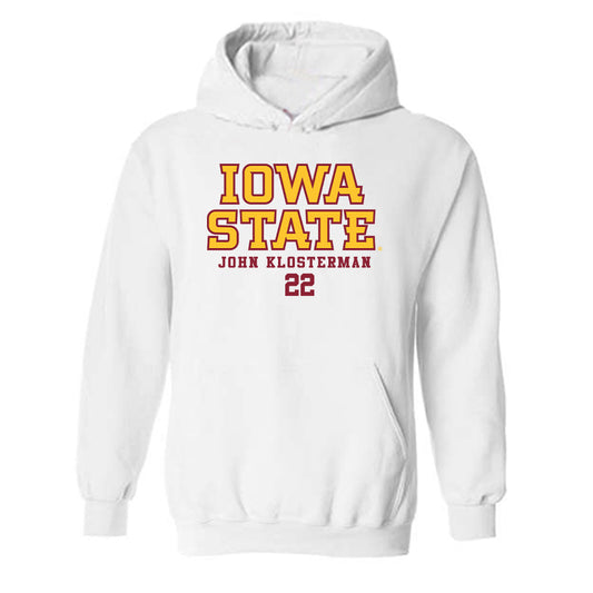 Iowa State - NCAA Football : John Klosterman - Classic Fashion Shersey Hooded Sweatshirt