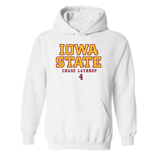 Iowa State - NCAA Men's Track & Field : Chase Lathrop - Classic Fashion Shersey Hooded Sweatshirt