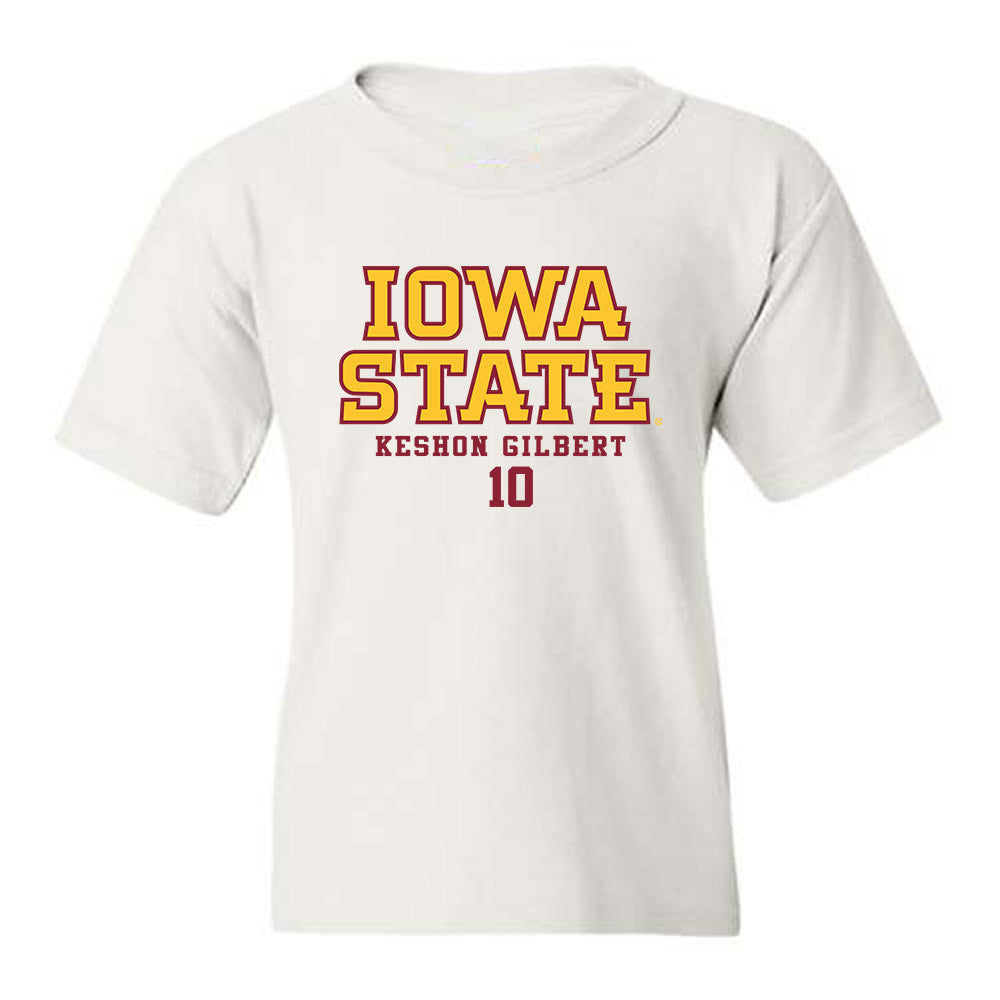 Iowa State - NCAA Men's Basketball : Keshon Gilbert - Classic Fashion Shersey Youth T-Shirt-0