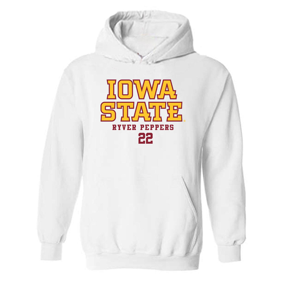 Iowa State - NCAA Football : Ryver Peppers - Classic Fashion Shersey Hooded Sweatshirt-0