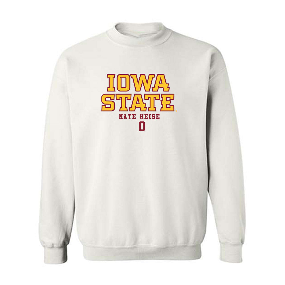 Iowa State - NCAA Men's Basketball : Nate Heise - Classic Fashion Shersey Crewneck Sweatshirt-0