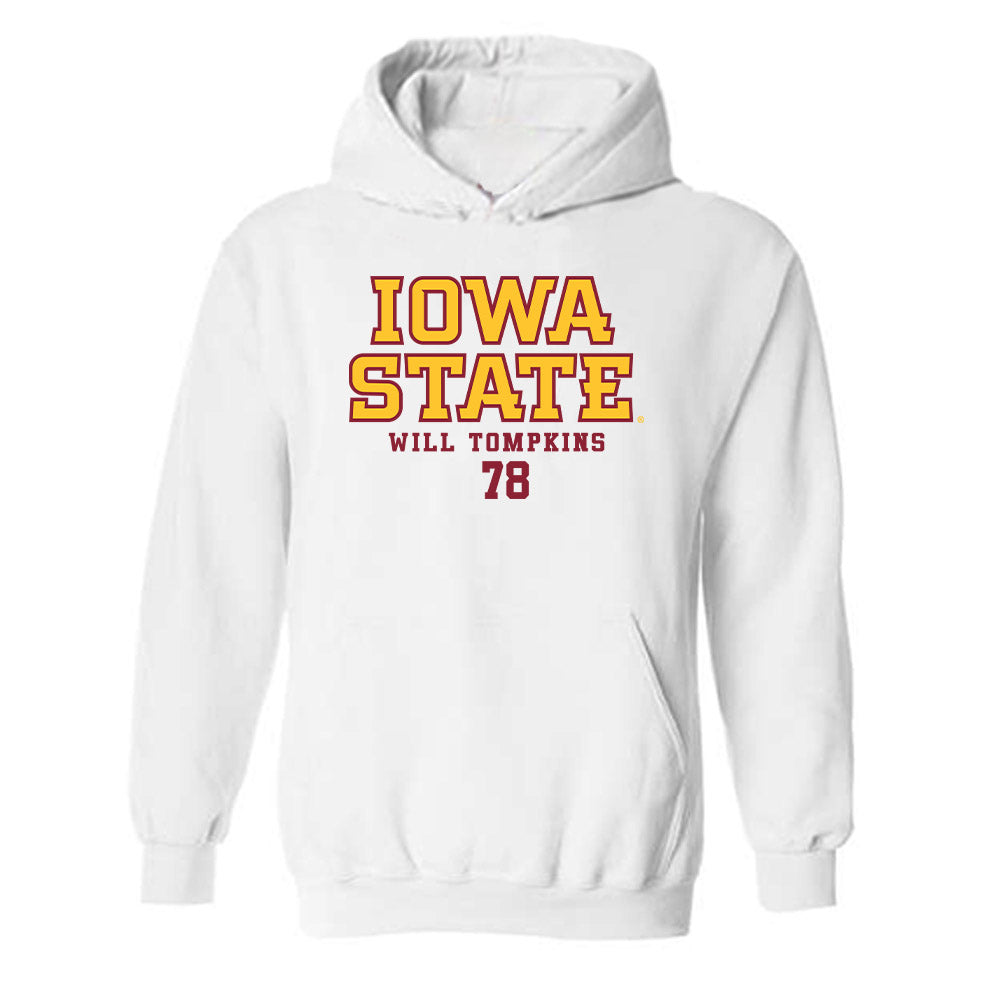 Iowa State - NCAA Football : Will Tompkins - Classic Fashion Shersey Hooded Sweatshirt-0