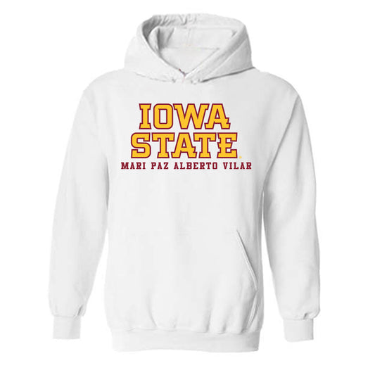 Iowa State - NCAA Women's Tennis : Mari Paz Alberto Vilar - Classic Fashion Shersey Hooded Sweatshirt-0