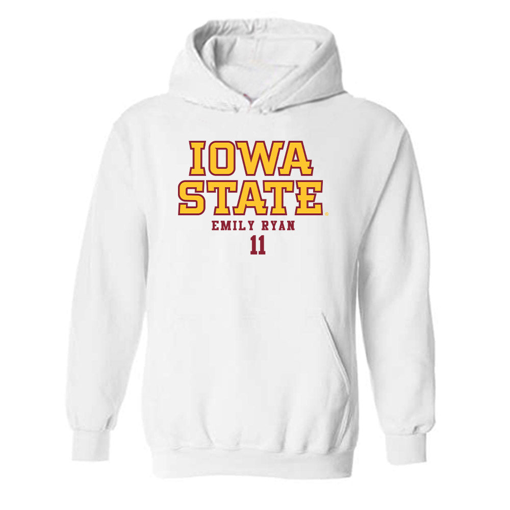 Iowa State - NCAA Women's Basketball : Emily Ryan - Classic Fashion Shersey Hooded Sweatshirt