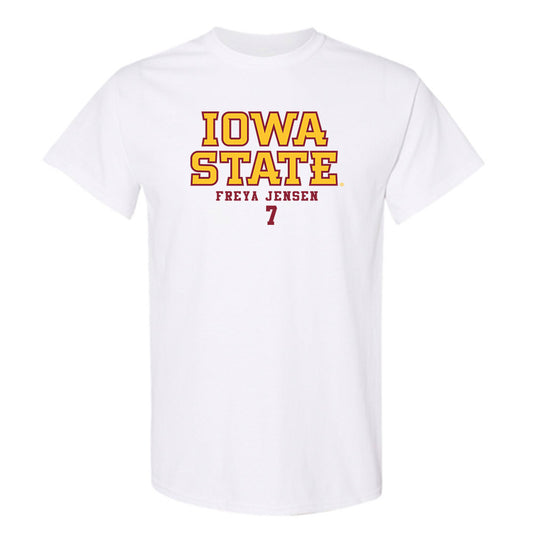 Iowa State - NCAA Women's Basketball : Freya Jensen - Classic Fashion Shersey T-Shirt-0