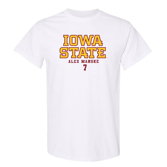 Iowa State - NCAA Football : Alex Manske - Classic Fashion Shersey T-Shirt-0