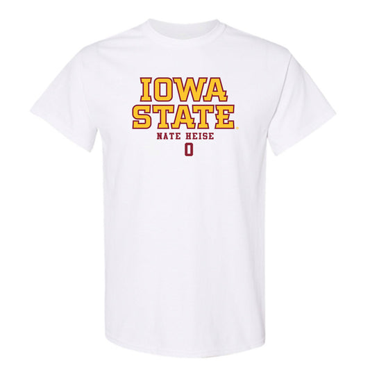 Iowa State - NCAA Men's Basketball : Nate Heise - Classic Fashion Shersey T-Shirt-0