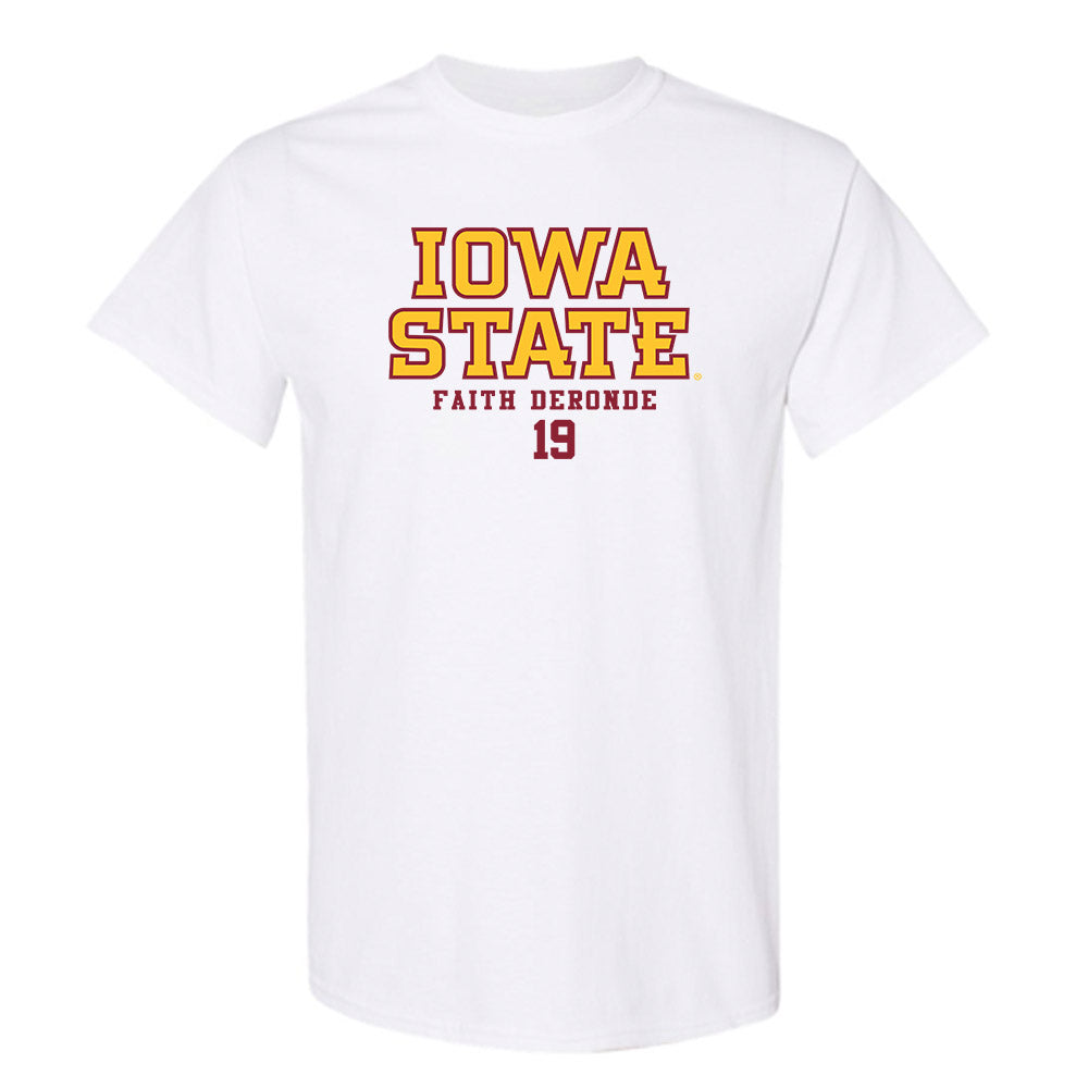 Iowa State - NCAA Women's Volleyball : Faith DeRonde - Classic Fashion Shersey T-Shirt
