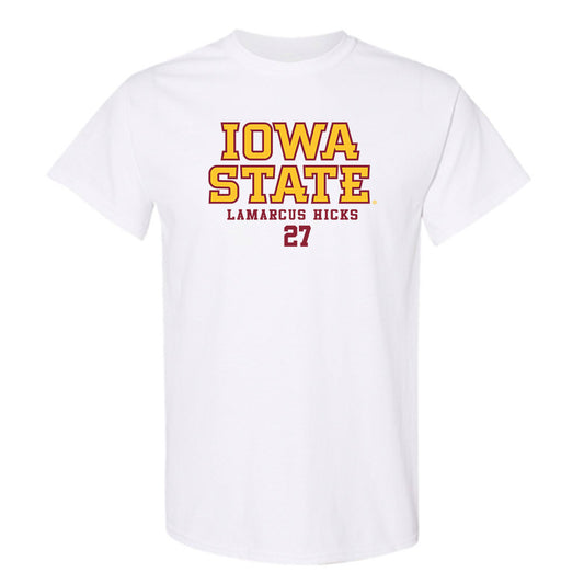 Iowa State - NCAA Football : LaMarcus Hicks - Classic Fashion Shersey T-Shirt-0