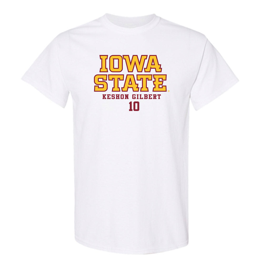 Iowa State - NCAA Men's Basketball : Keshon Gilbert - Classic Fashion Shersey T-Shirt-0