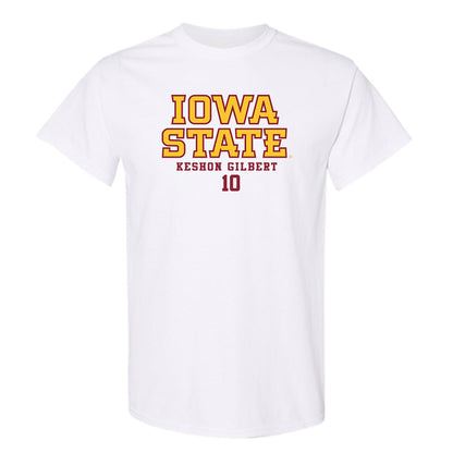 Iowa State - NCAA Men's Basketball : Keshon Gilbert - Classic Fashion Shersey T-Shirt-0