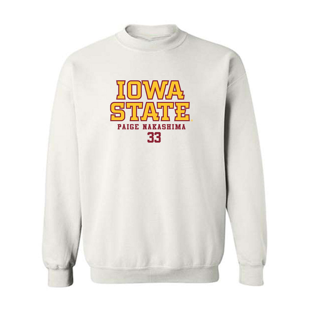 Iowa State - NCAA Softball : Paige Nakashima - Classic Fashion Shersey Crewneck Sweatshirt