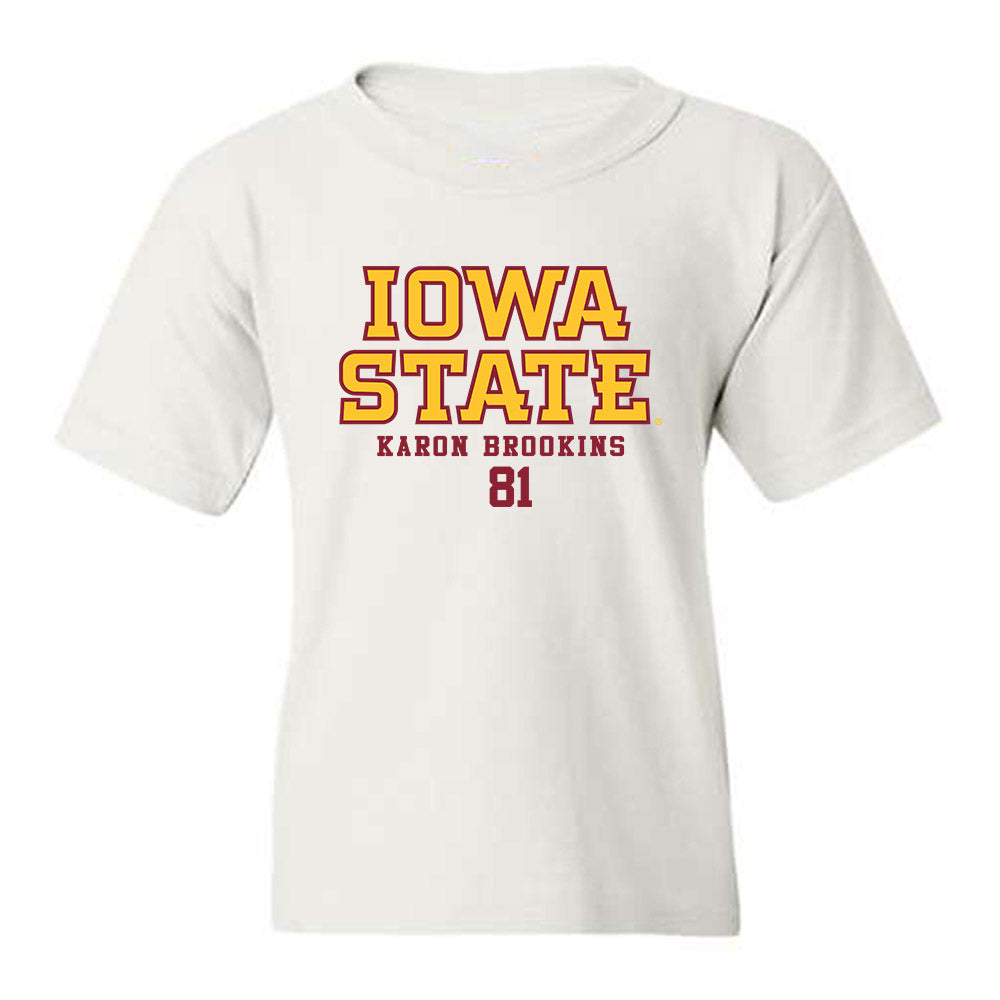 Iowa State - NCAA Football : Karon Brookins - Classic Fashion Shersey Youth T-Shirt-0