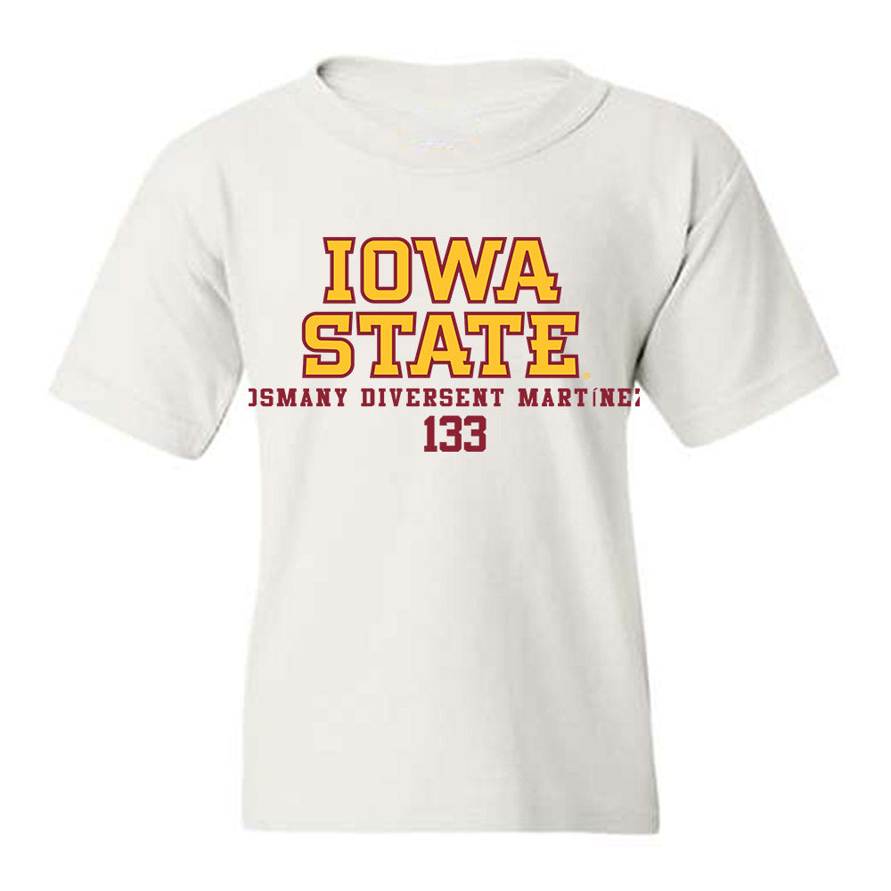 Iowa State - NCAA Wrestling : Osmany Diversent Martínez - Classic Fashion Shersey Youth T-Shirt-0
