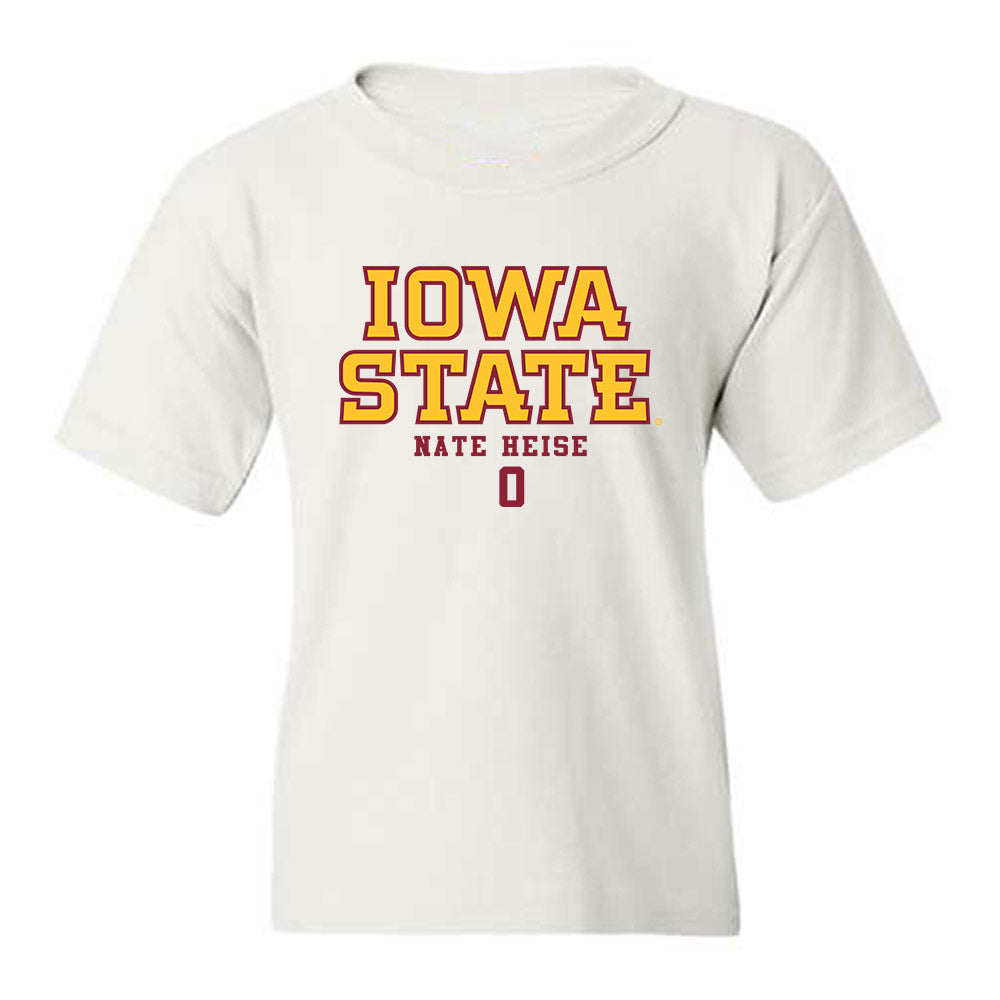 Iowa State - NCAA Men's Basketball : Nate Heise - Classic Fashion Shersey Youth T-Shirt-0