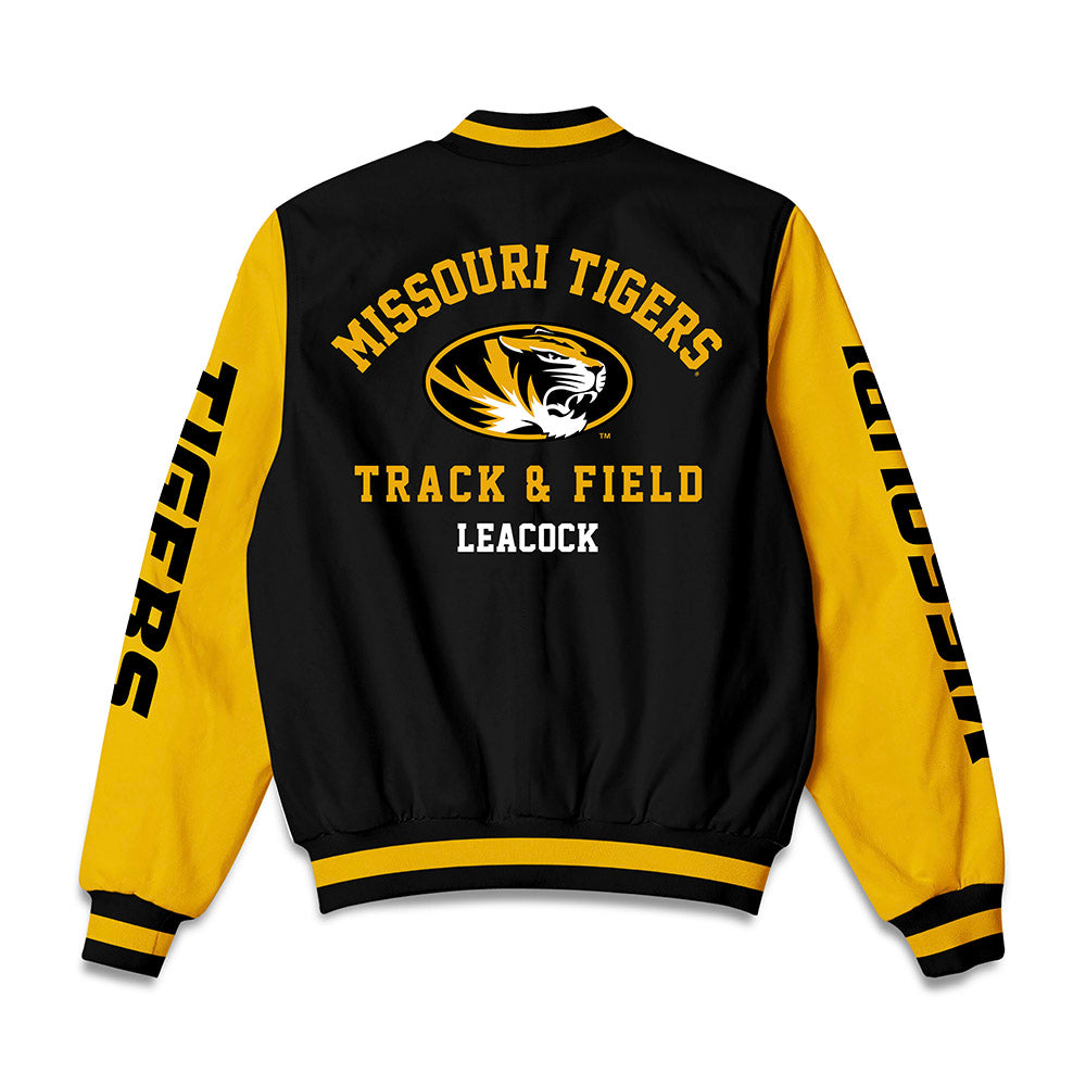 Missouri - NCAA Men's Track & Field : Dillon Leacock - Bomber Jacket-2