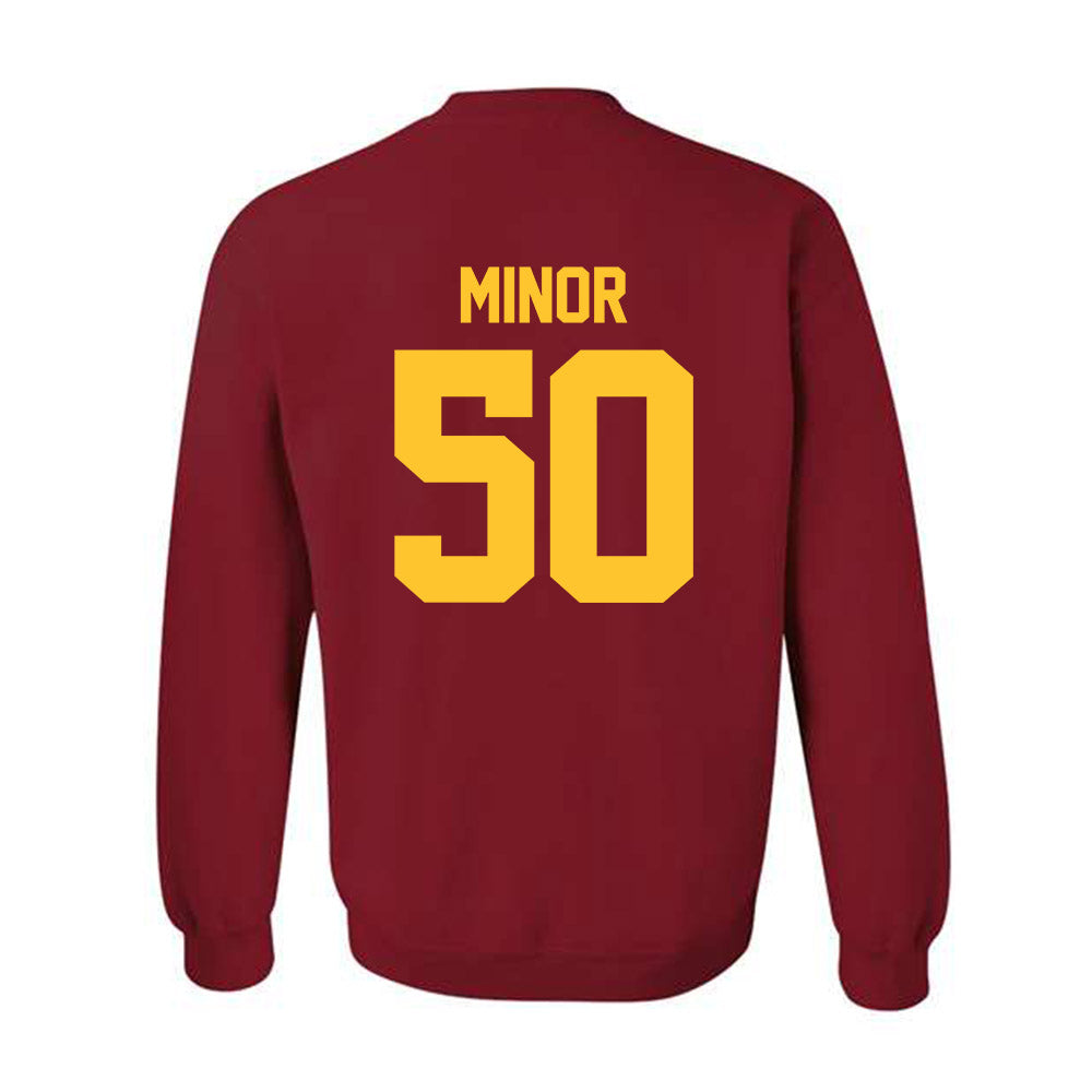 Iowa State - NCAA Softball : Ashley Minor - Sports Shersey Crewneck Sweatshirt