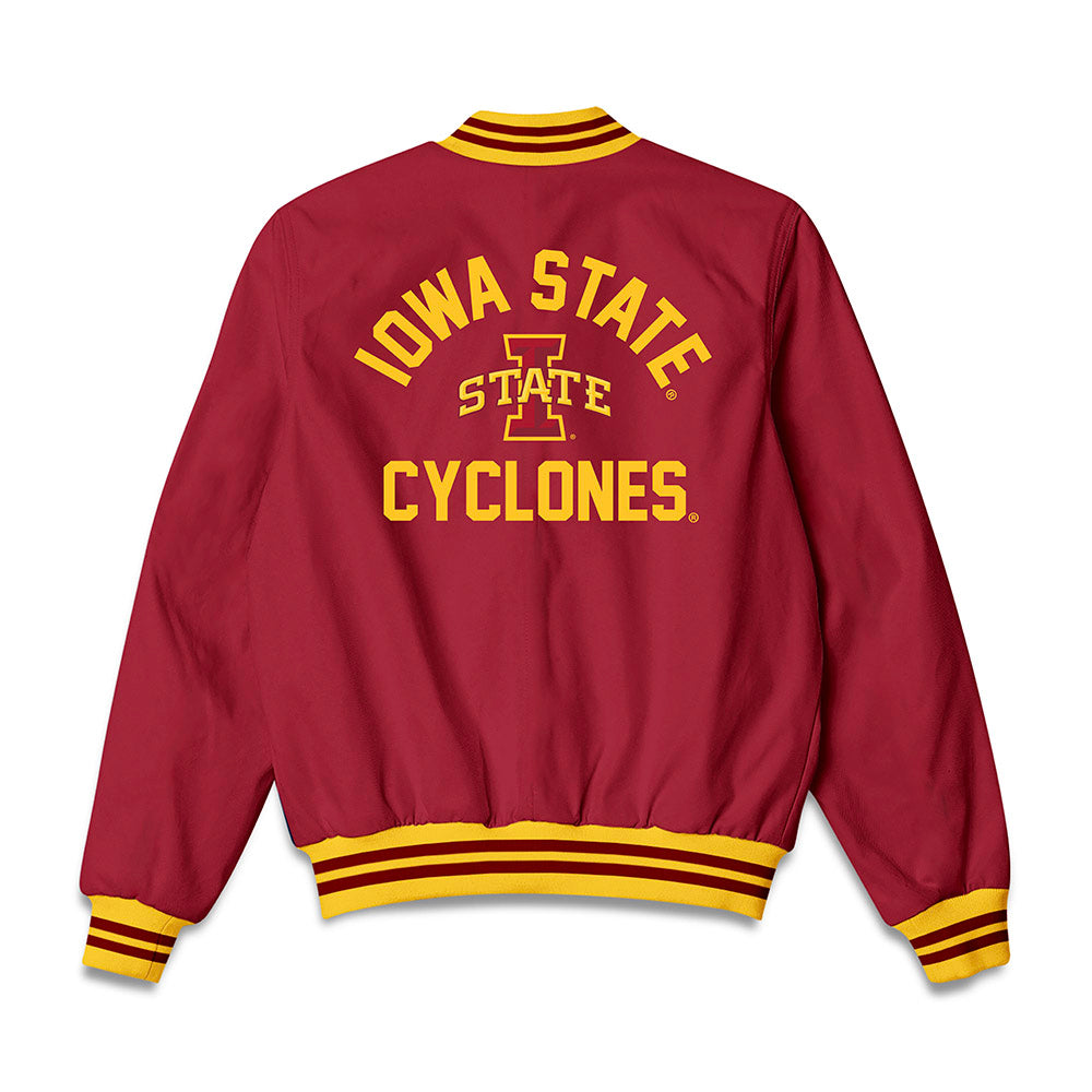 Iowa State - NCAA Softball : Aziza Rodriguez - Bomber Jacket-1