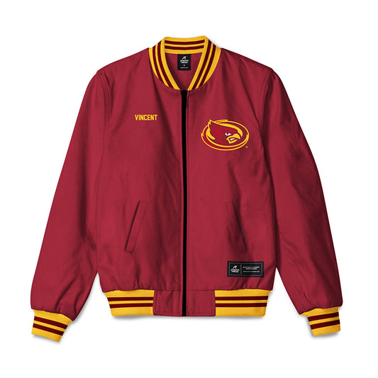 Iowa State - NCAA Men's Track & Field : Nathan Vincent - Bomber Jacket-0