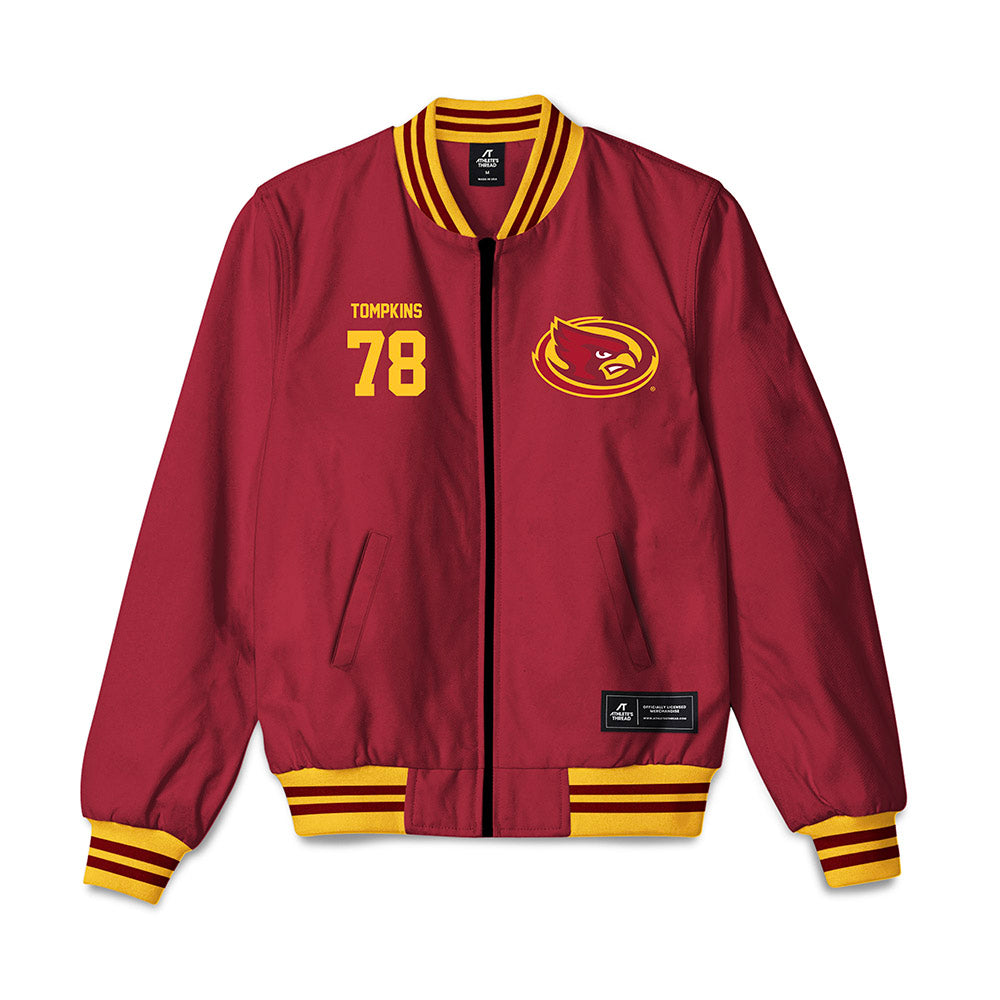 Iowa State - NCAA Football : Will Tompkins - Bomber Jacket-0