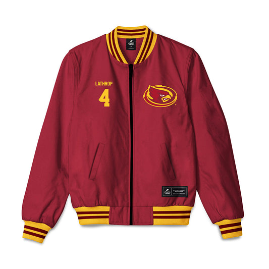 Iowa State - NCAA Men's Track & Field : Chase Lathrop - Bomber Jacket