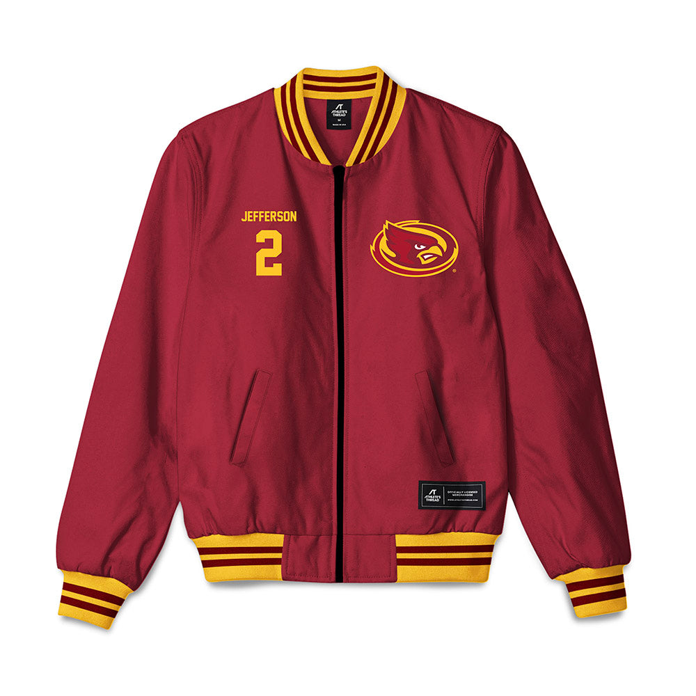 Iowa State - NCAA Men's Basketball : Joshua Jefferson - Bomber Jacket