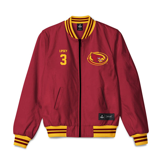 Iowa State - NCAA Men's Basketball : Tamin Lipsey - Bomber Jacket-0