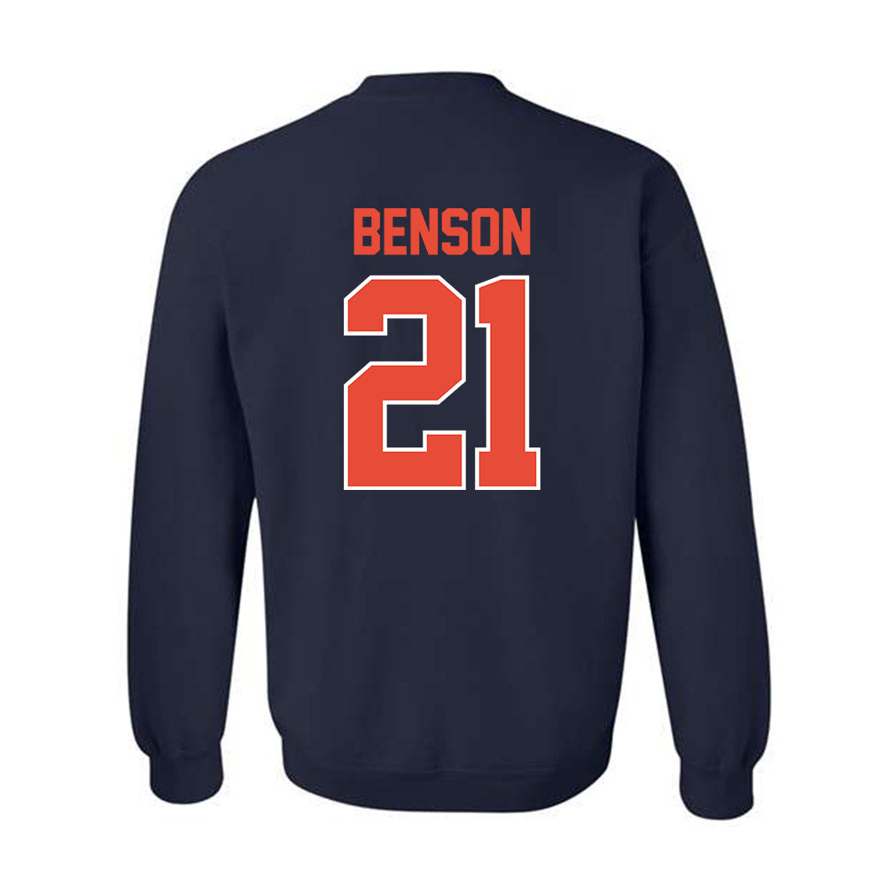 Illinois - NCAA Women's Basketball : Naomi Benson - Classic Shersey Crewneck Sweatshirt-1