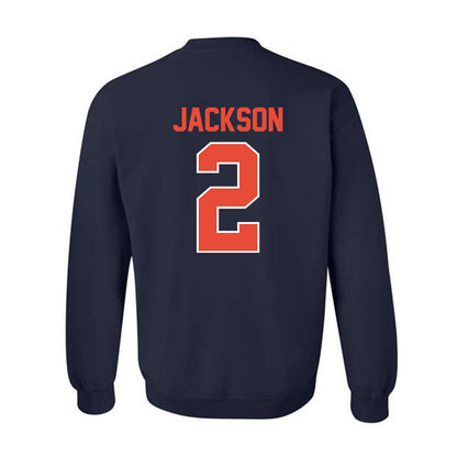 Illinois - NCAA Women's Basketball : Destiny Jackson - Classic Shersey Crewneck Sweatshirt-1