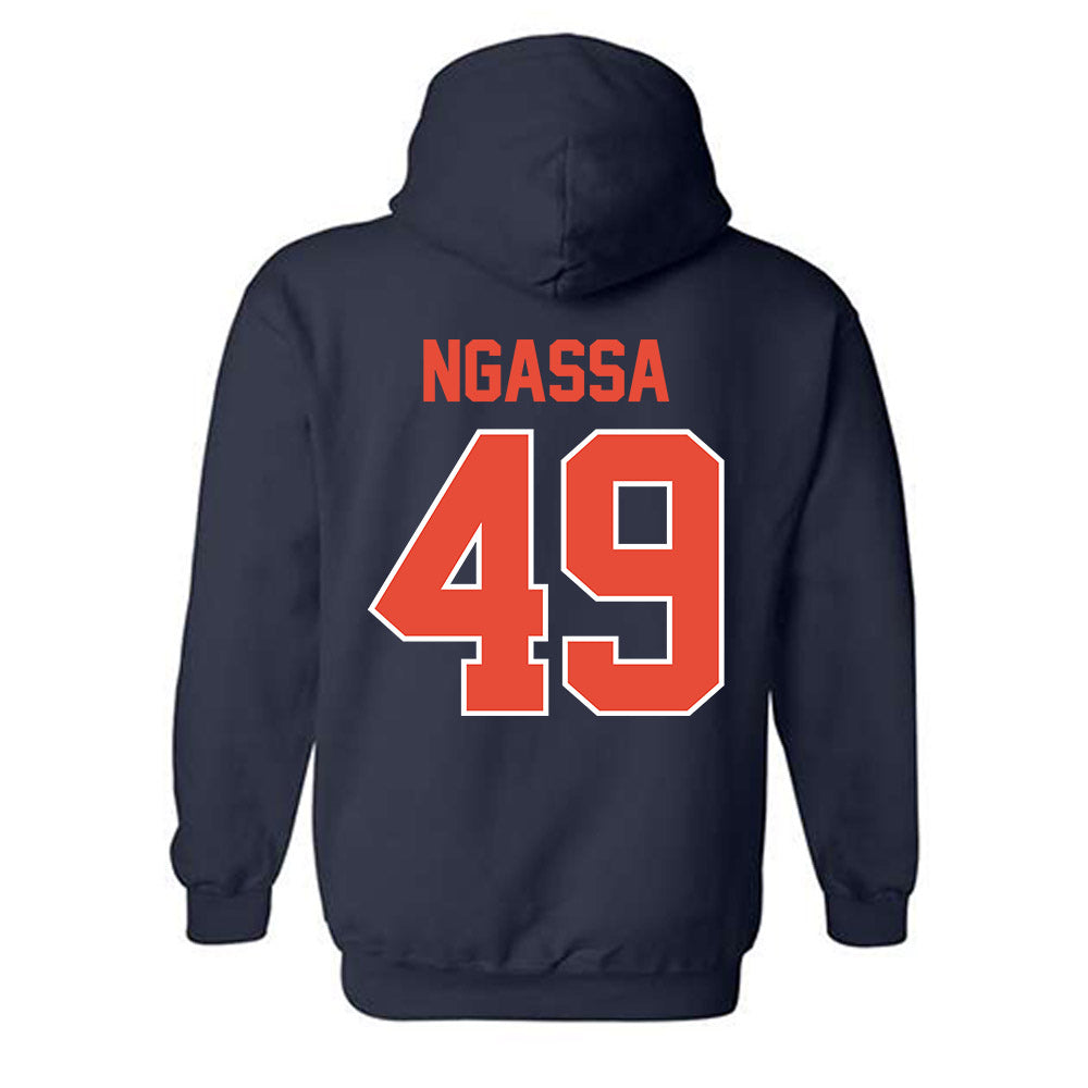 Illinois - NCAA Football : Harrysson Ngassa - Classic Shersey Hooded Sweatshirt