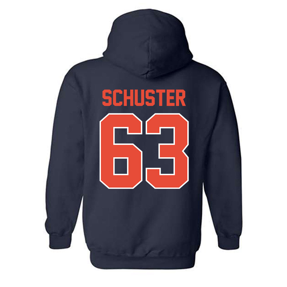 Illinois - NCAA Football : Dezmond Schuster - Classic Shersey Hooded Sweatshirt-1