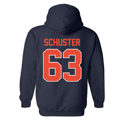 Illinois - NCAA Football : Dezmond Schuster - Classic Shersey Hooded Sweatshirt-1