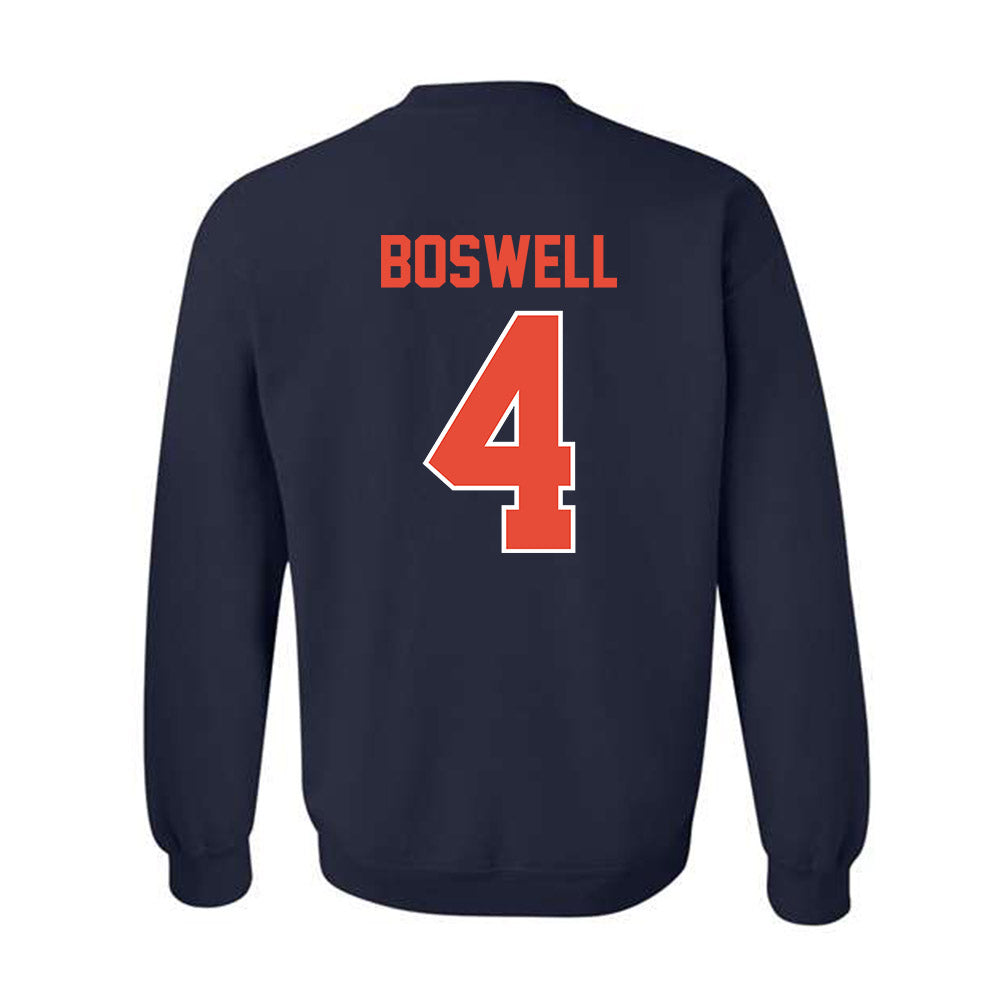 Illinois - NCAA Men's Basketball : Kylan Boswell - Classic Shersey Crewneck Sweatshirt-1