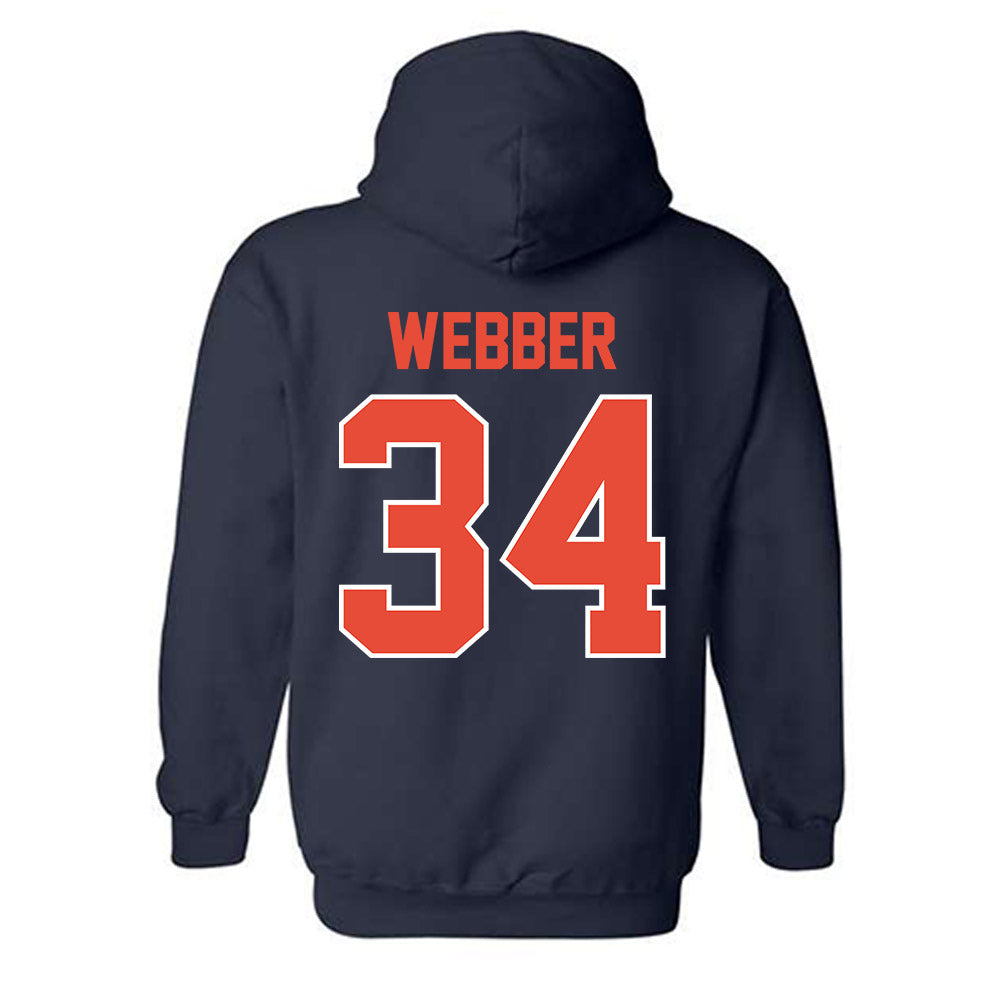 Illinois - NCAA Women's Basketball : Maddie Webber - Classic Shersey Hooded Sweatshirt-1