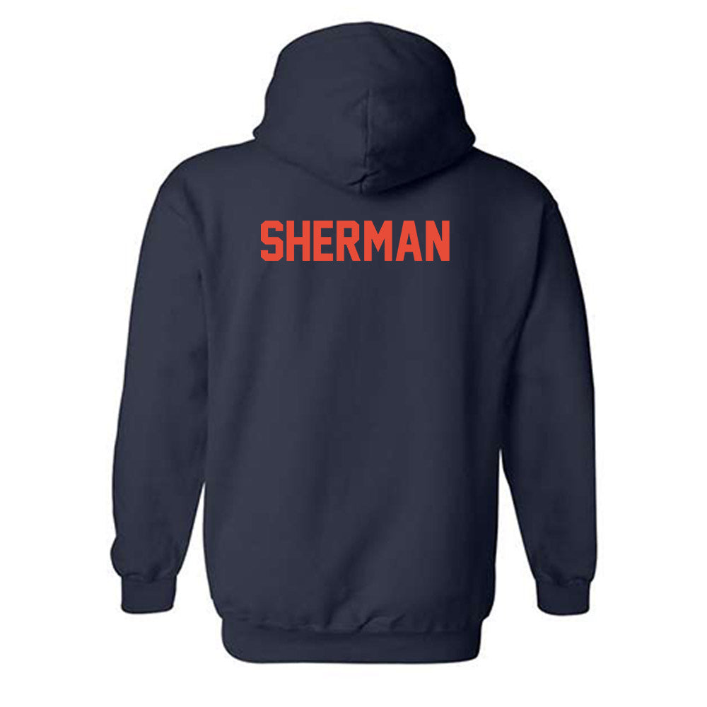 Illinois - NCAA Men's Track & Field (Outdoor) : Zac Sherman - Classic Shersey Hooded Sweatshirt