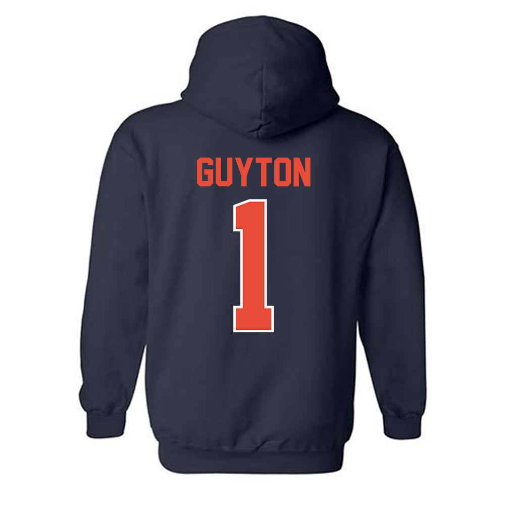 Illinois - NCAA Women's Basketball : Aaliyah Guyton - Classic Shersey Hooded Sweatshirt-1