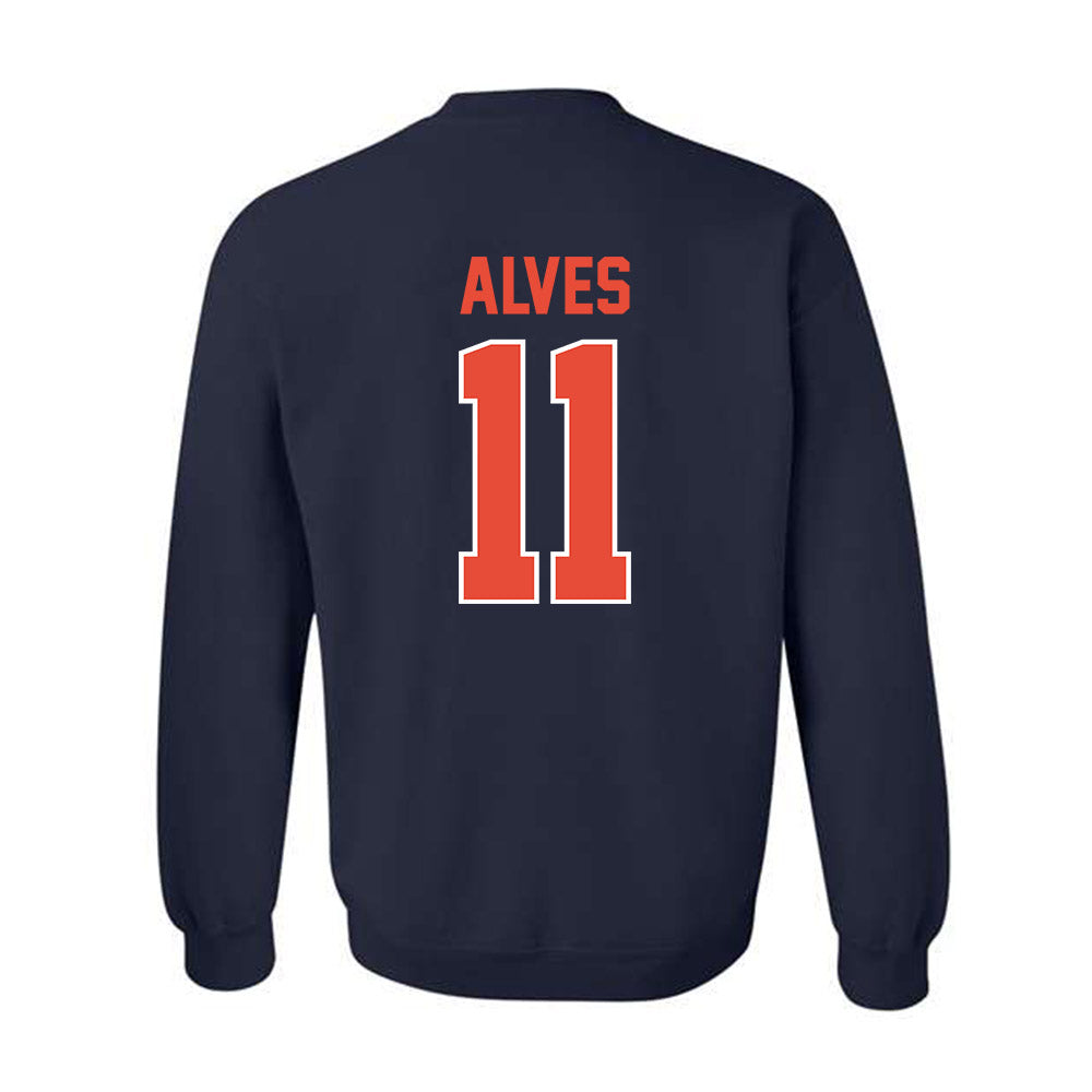 Illinois - NCAA Women's Basketball : Manuella Alves - Classic Shersey Crewneck Sweatshirt-1