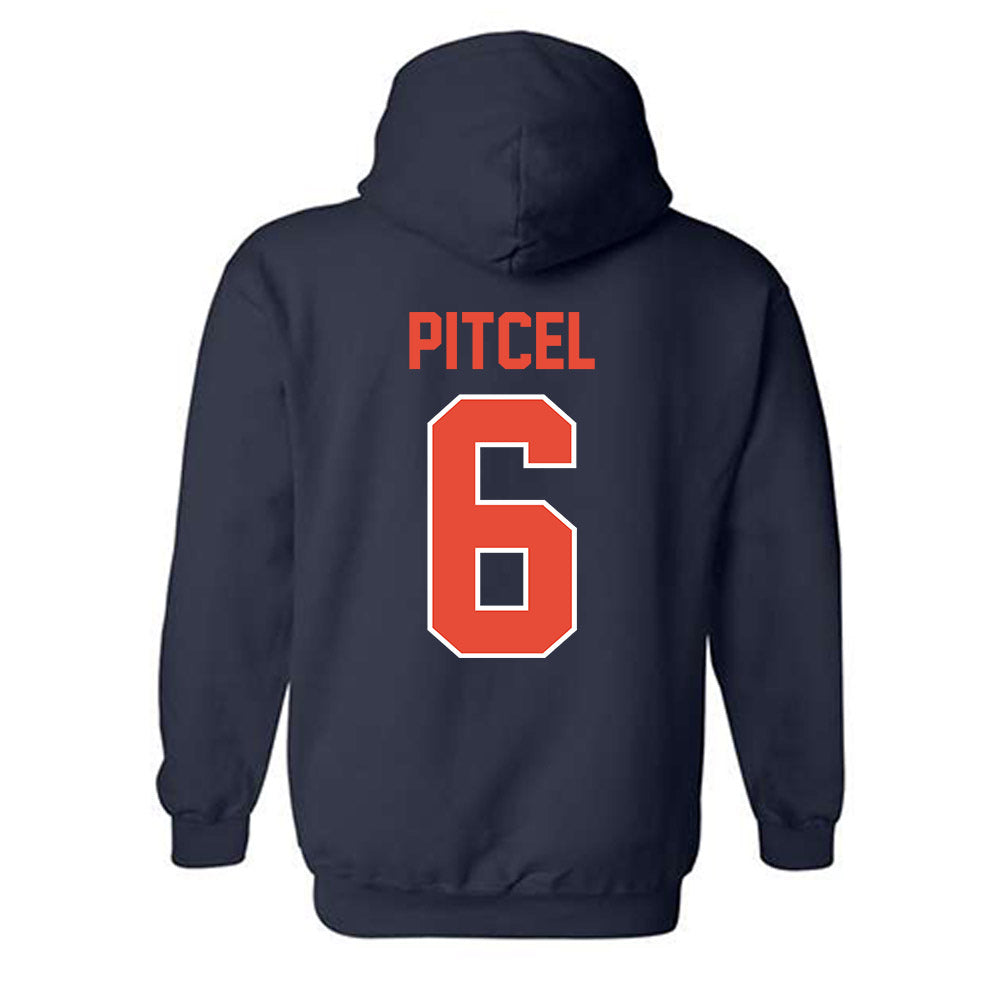 Illinois - NCAA Women's Volleyball : Gabriella Pitcel - Classic Shersey Hooded Sweatshirt-1