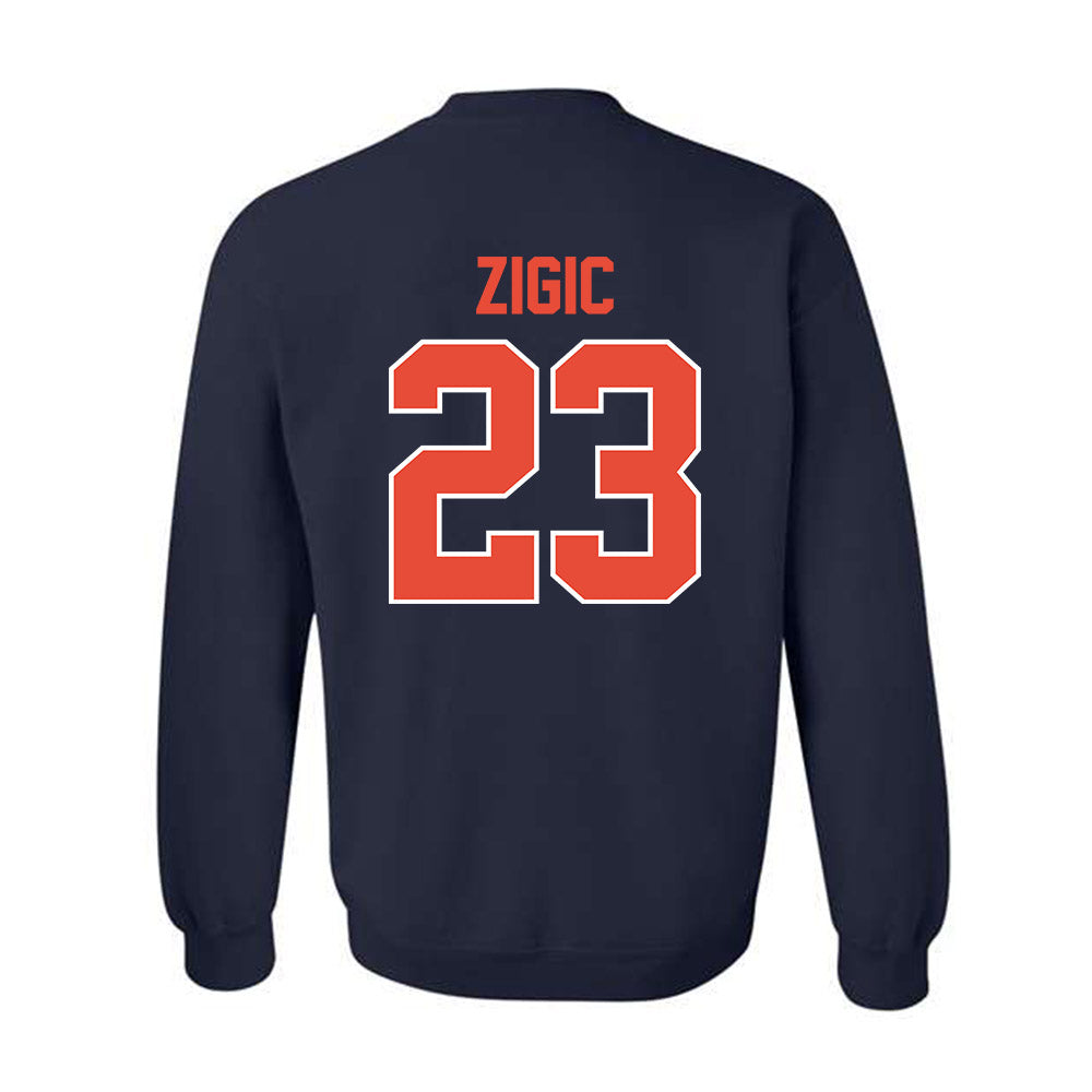 Illinois - NCAA Women's Volleyball : Lara Zigic - Classic Shersey Crewneck Sweatshirt-1
