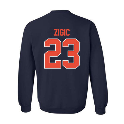 Illinois - NCAA Women's Volleyball : Lara Zigic - Classic Shersey Crewneck Sweatshirt-1