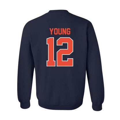 Illinois - NCAA Baseball : Ike Young - Classic Shersey Crewneck Sweatshirt-1