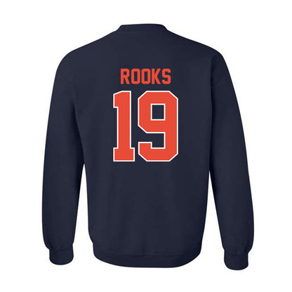 Illinois - NCAA Football : Tyson Rooks - Classic Shersey Crewneck Sweatshirt-1