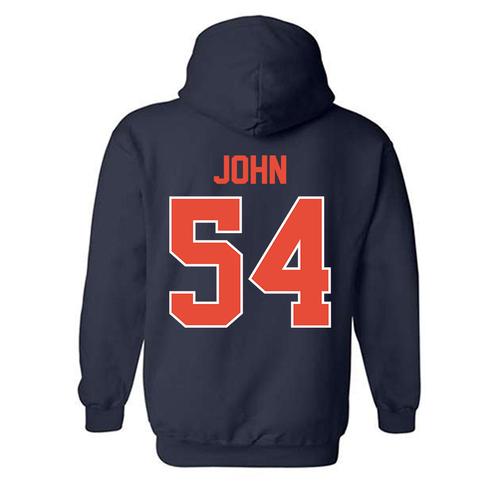 Illinois - NCAA Football : Demetrius John - Classic Shersey Hooded Sweatshirt