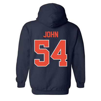 Illinois - NCAA Football : Demetrius John - Classic Shersey Hooded Sweatshirt