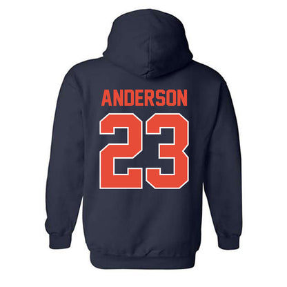 Illinois - NCAA Football : Jordan Anderson - Classic Shersey Hooded Sweatshirt-1